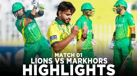 Full Highlights | Nurpur Lions vs UMT Markhors | Match 1 | Champions Cup 2024