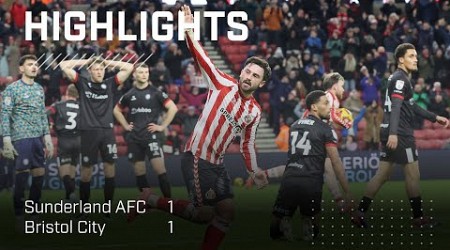 Roberts Snatches Point | Sunderland AFC 1 - 1 Bristol City | EFL Championship Highlights