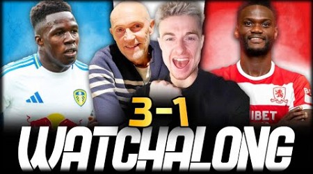 Leeds United 3-1 Middlesbrough LIVE Watchalong | Championship Clash | One Leeds Fan Channel