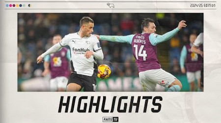 HIGHLIGHTS | Burnley Vs Derby County