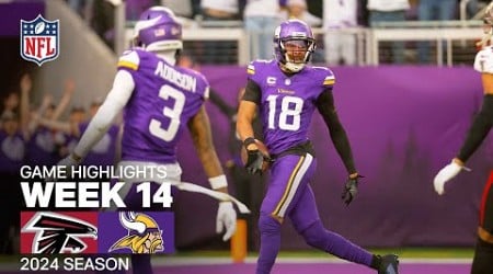 Atlanta Falcons vs. Minnesota Vikings | 2024 Week 14 Game Highlights