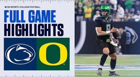 No. 1 Oregon vs. No. 3 Penn State: FULL GAME HIGHLIGHTS | Big Ten on CBS