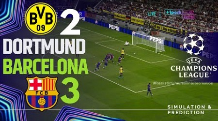 DORTMUND 2-3 BARCELONA • Highlights • Champions League 24/25 | Simulation/Recreation