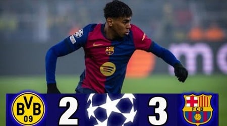 Resumen del partido de hoy entre Barcelona y Borussia Dortmund. Liga de Campeones 2024