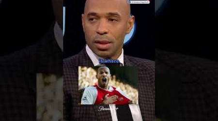 Thierry Henry is Arsenal through and through ❤️