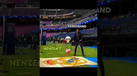 Vinicius Jr Respecting Real Madrid Logo But Ferdinand ☠️