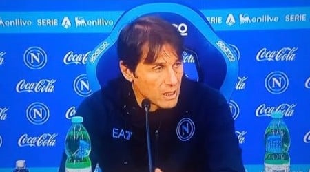 Antonio Conte Conferenza Stampa post Napoli-Lazio (0-1)