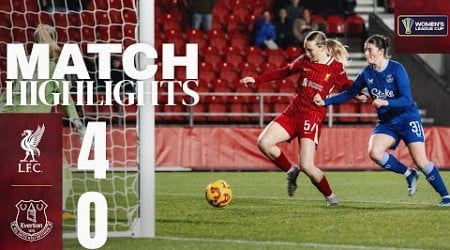 Highlights: Liverpool FC Women 4-0 Everton | Four Scored in Merseyside Derby Win!