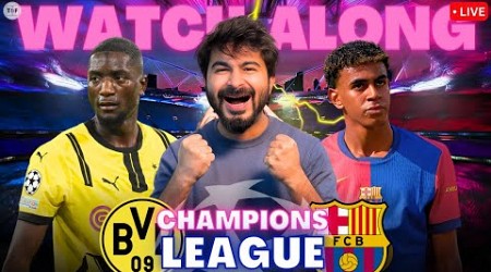 Dortmund v Barcelona | Juventus v Man City LIVE Score | Watch along &amp; Reaction 24/25