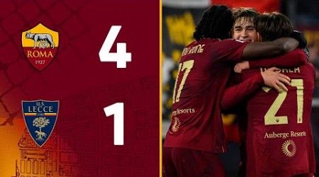 ROMA 4-1 LECCE | SERIE A HIGHLIGHTS 2024-25