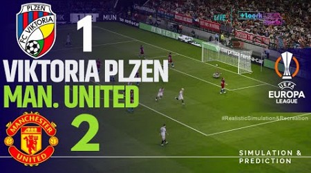 VIKTORIA PLZEN 1-2 MANCHESTER UNITED • Highlights • Europa League 24/25 | Simulation/Recreation