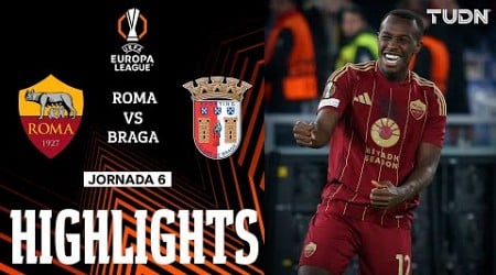 HIGHLIGHTS - Roma vs Braga | UEFA Europa League 2024/25 | TUDN