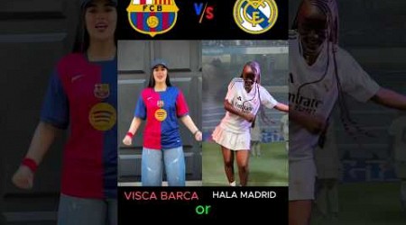 Visca Barca ❤️ vs Hala Madrid