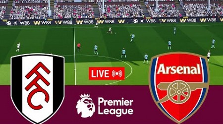 [LIVE] Fulham vs Arsenal Premier League 25/25 Full Match - Video Game Simulation