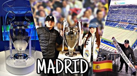 DE VACACIONES EN ESPAÑA CON MI FAMILIA Y MI AMIGO CHAVELON,FUIMOS AL ESTADIO DEL REAL MADRID⚽️|ELKC|