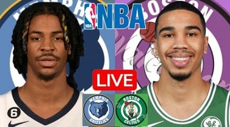 LIVE: MEMPHIS GRIZZLIES vs BOSTON CELTICS | NBA | PLAY BY PLAY | SCOREBOARD