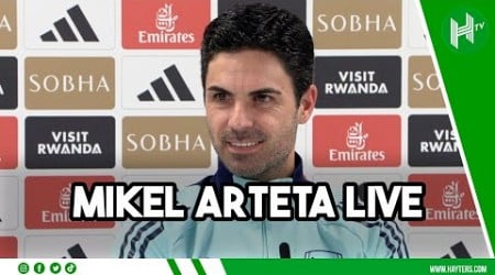 LIVE | Mikel Arteta&#39;s press conference ahead of Everton