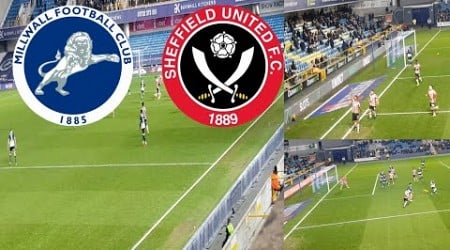 Millwall vs Sheffield United Matchday vlog/ Highlights Millwall lose on neil Harris&#39;s last home game