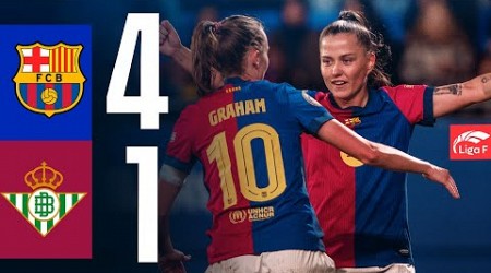 LIGA F | FC BARCELONA 4 vs 1 BETIS 