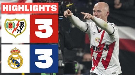 RAYO VALLECANO 3 - 3 REAL MADRID I RESUMEN LALIGA EA SPORTS