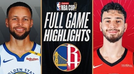 WARRIORS at ROCKETS | EMIRATES NBA CUP 