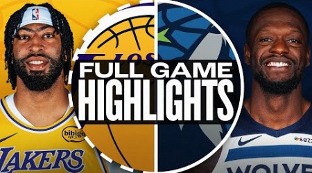 LAKERS at TIMBERWOLVES | FULL GAME HIGHLIGHTS | December 13, 2024