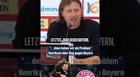 Bo Henriksen über den Sieg gegen Bayern! 