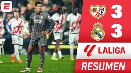 REAL MADRID NO PUDO y EMPATÓ 3-3 vs RAYO VALLECANO. GOLES: VALVERDE, BELLINGHAM Y RODRYGO | La Liga