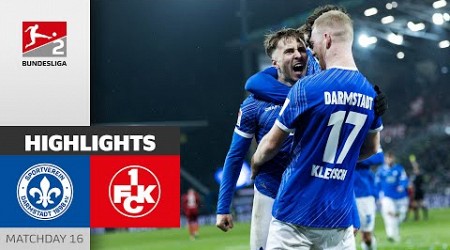 Big Win At Home! | SV Darmstadt 98 - 1. FC Kaiserslautern 5-1 | Highlights | MD 16 - Bundesliga 2