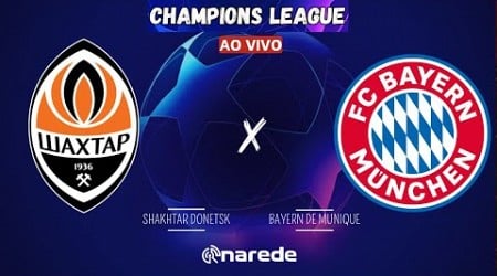 SHAKHTAR DONETSK X BAYERN DE MUNIQUE AO VIVO - CHAMPIONS LEAGUE 2024 AO VIVO - COM HARRY KANE