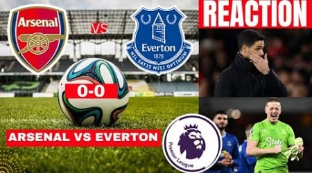 Arsenal vs Everton 0-0 Live Premier League EPL Football Match Score Commentary Highlights Gunners