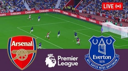 Arsenal vs Everton LIVE. Premier League 2024/2025 Full Match - Simulation Video Games