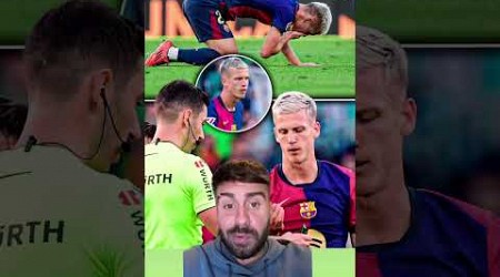 Dani Olmo perdió un diente vs Betis #deportesentiktok #daniolmo #fcbarcelona #laliga #shorts #viral