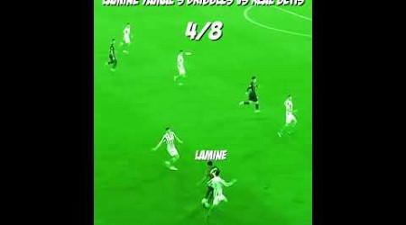 Lamine Yamal&#39;s dribbles vs Real Betis