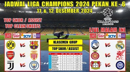 Jadwal Liga Champions 2024 Malam Ini Live SCTV ~ ATALANTA vs REAL MADRID ~ GIRONA vs LIVERPOOL