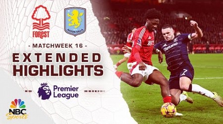 Nottingham Forest v. Aston Villa | PREMIER LEAGUE HIGHLIGHTS | 12/14/2024 | NBC Sports