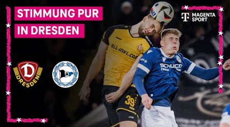 SG Dynamo Dresden - DSC Arminia Bielefeld, Highlights mit Live-Kommentar | 3. Liga | MAGENTA SPORT