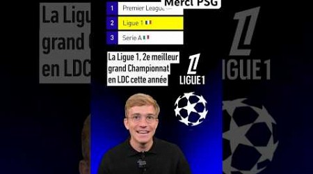 La Ligue 1 est 2eme de la LDC grâce au PSG 