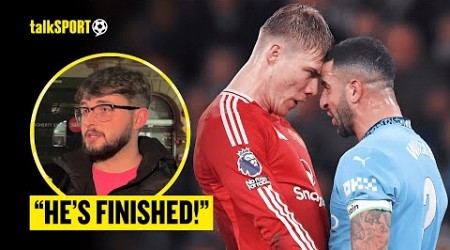 &quot;Leave The Football Before It Leaves You!&quot; Man City Fan SLAMS Kyle Walker After Man United Loss!