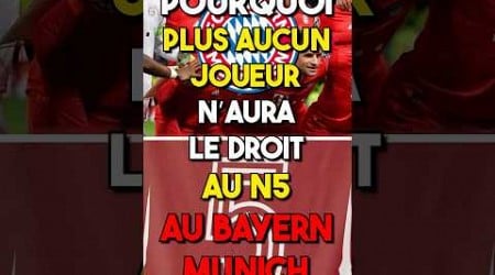 Pourquoi plus aucun joueur n&#39;aura le droit de porter le numéro 5 au Bayern Munich ? 5️⃣