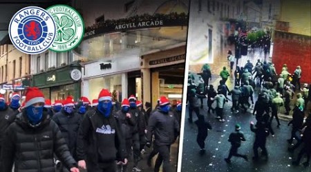 Celtic v Rangers | Celtic Fans Attack Rangers Fans before cup final!