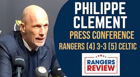 Clement CALLS OUT &#39;weird&#39; decision to deny Rangers penalty in Celtic defeat