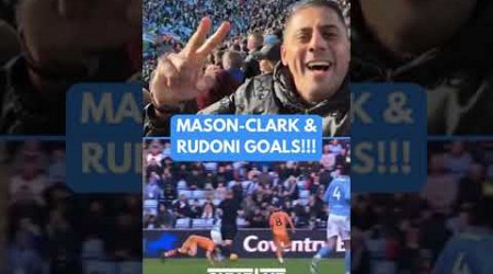 Goals from Ephron Mason-Clarke and Jack Rudoni. Coventry City 2-1 victory over Hull City | SBATV