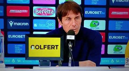 Antonio Conte Conferenza Stampa Post Udinese-Napoli (1-3)