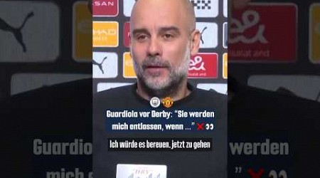 Entlassung? Klare Ansage von Guardiola #shorts