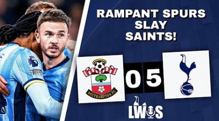 RAMPANT Spurs SLAY Saints! | Southampton 0-5 Tottenham [Premier League] Post-Match Analysis Podcast