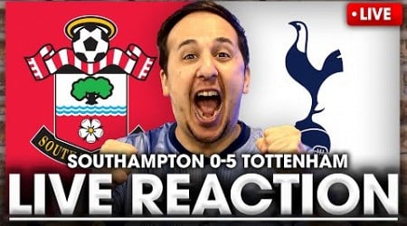 LIVE MATCH REACTION Southampton Vs Tottenham • Premier League @spurskingstv