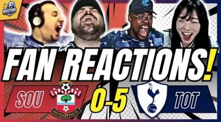 SPURS FANS REACTION TO SOUTHAMPTON 0-5 TOTTENHAM | 24/25 PREMIER LEAGUE