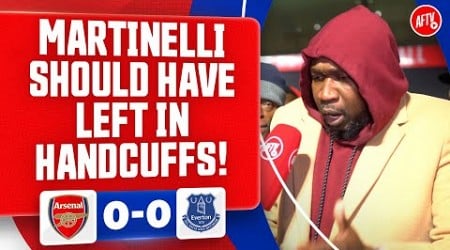 Martinelli Should Have Left In Handcuffs! @strictostrict | Arsenal 0-0 Everton