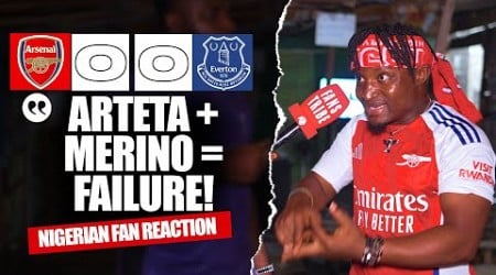 ARSENAL 0-0 EVERTON ( Godfrey - NIGERIAN FAN REACTION) - Premier League 2024 -2025